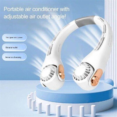 Bladeless Neck Fan Portable USB Rechargeable Neck Fan