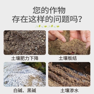 盐碱克星土壤改良剂调理剂免耕肥疏松土壤防止板结排盐碱专用肥