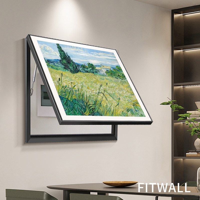 电表箱装饰画梵高丰收名画手绘油画玄关餐厅弱电盒遮挡电闸挂画,家居饰品,油画,淘宝优惠券,粉丝福利购,淘宝优惠卷