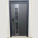 2023新款 通风入户门甲级推拉门中门家用透气带精钢网氟碳灰进户门