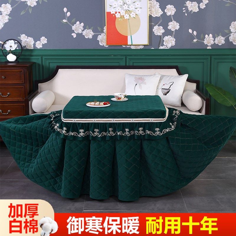 新款烤火桌子罩套电炉罩火炉罩套加绒加厚电暖炉桌布罩被罩正方形,居家布艺,烤火罩,淘宝优惠券,粉丝福利购,淘宝优惠卷