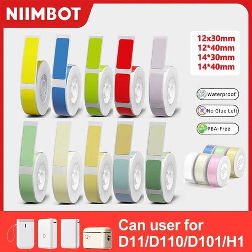 Niimbot  D101 D11 D110 Color er Thermal Label Tag Waterproof