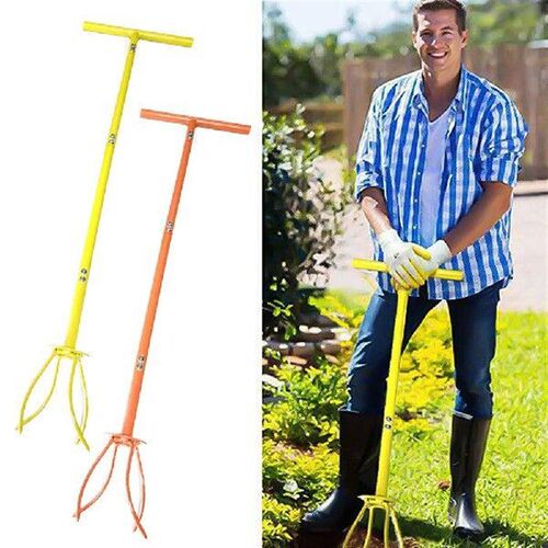 Manual Twist Tiller Height Adjustable Garden Claw Twist