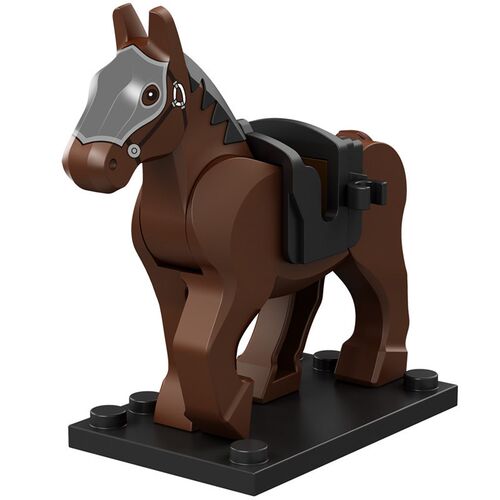 Single Sell Medieval Knight Roman War Horse Rohan Animal Bui