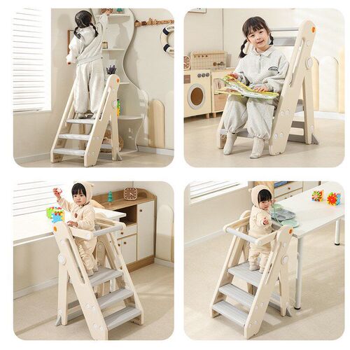 Kids Kitchen Step Stool Helper Baby Toddler Standing Tower