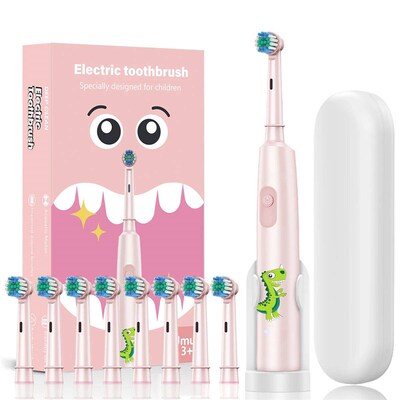 Smart Childrens Electric Toothbrush Round Head Rotating Cle