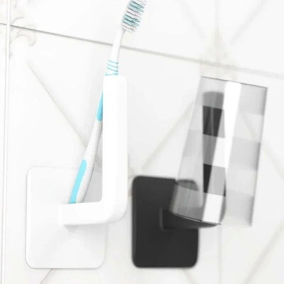1PC Toilet Paper Holder Punch Free Under Cabinet Paper Roll