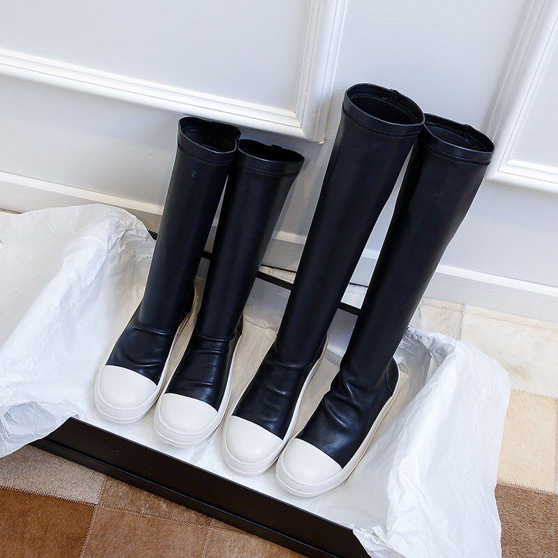 2022 New Shoes Winter Casual Women Boots Black Over the Knee图片