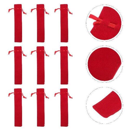 20 Pcs Pencil Pouch Bag Gift Bags Bulk Drawstring Sleeve