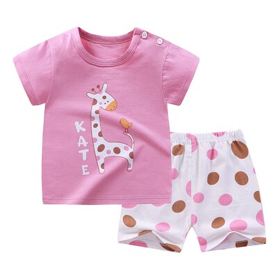 Summer Infant Newborn Baby Boy Clothes Children Clothing Set