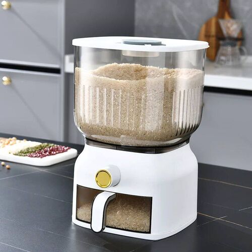 Press type automatic rice bucket, insect proof and moisture-