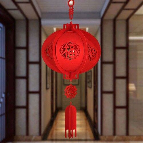 88CM Waterproof Good Fortune Red Paper Lanterns for