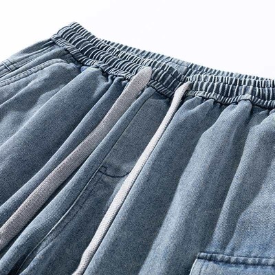 Summer New Casual Workwear Shorts Mens Loose Tether Pants M