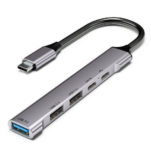 896F 4 in1 USB C Hub Multi USB Ports USB3.0 USB2.0 TypeC