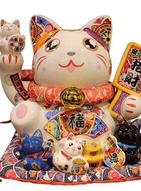 Fuyuan cat lucky cat piggy bank decoration porch company fro