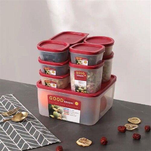 10 Pcs/Set Crisper Boxes Reusable Pizza Leftover Storage