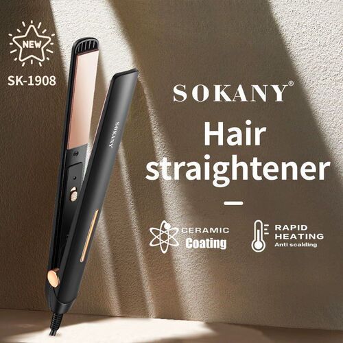 Hair Straightener Flat Iron UK Plug 外贸直发器拉直美发夹板