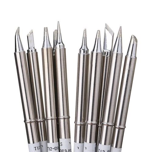 Drillpro 10pcs T12 Soldering Iron Tips Set Soldering Alloy I