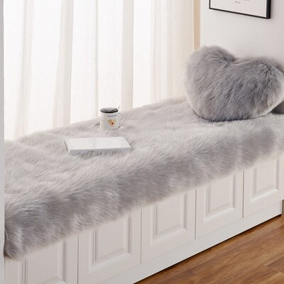 Pink Spot Wool Bedroom Bay Window Balcony Mat Plush Carpet T