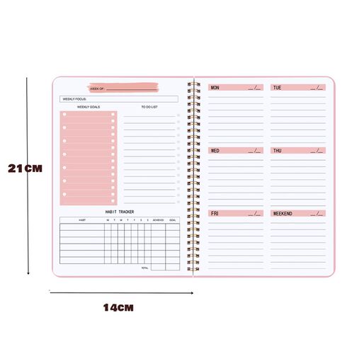 2023 A5 Agenda Planner Notebook Kawaii Diary Journals Weekly