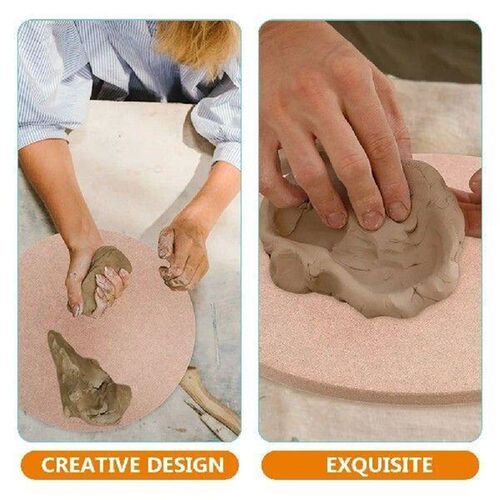 Pottery Wheel Bats 20cm Clay Making Plates Wood Discs DIY