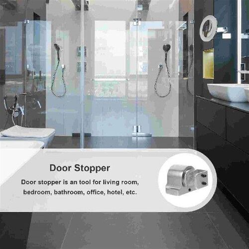 Sensor Glass Door Fixed Stopper White Buttons Magnet