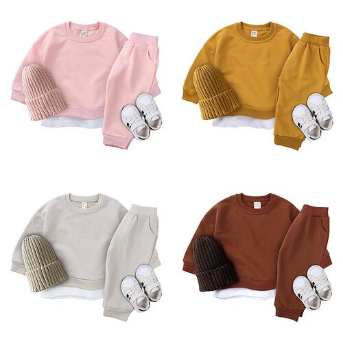 2023 Kids Clothes Baby Girl Boy Outwear Sets Children Outfit