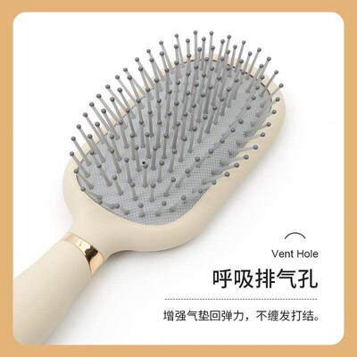 Ladys Air Cushion Paddle Brush for Scalp Massage, Large Pla
