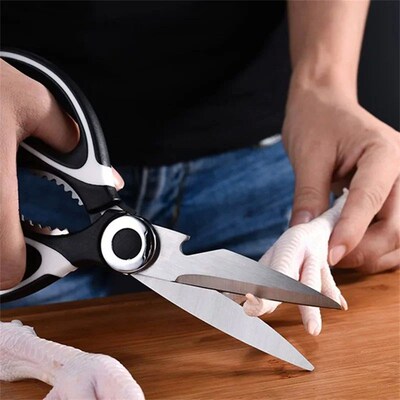 Multi Functional Stainless Steel Household Kitchen Scissors