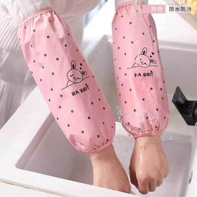 Waterproof and Oil-Resistant Arm Covers for Women, Extended