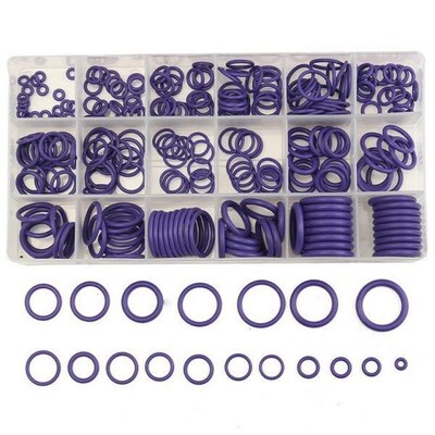 O Ring Rubber Washer Seals Assortment Black O-Ring Seals Set