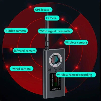 Portable Hotel Anti Peeping Anti Wiretapping Detector Wirele