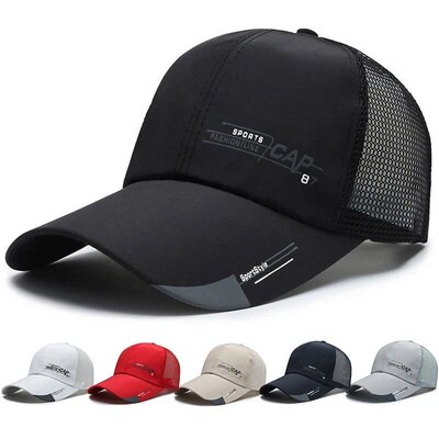 Mens Summer Quick Dried Korean Casual Breathable  Mesh Fishe
