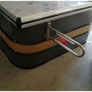 超市收银柜台禁行器不锈钢进出口器单向门出入口器吧台通道护栏摆