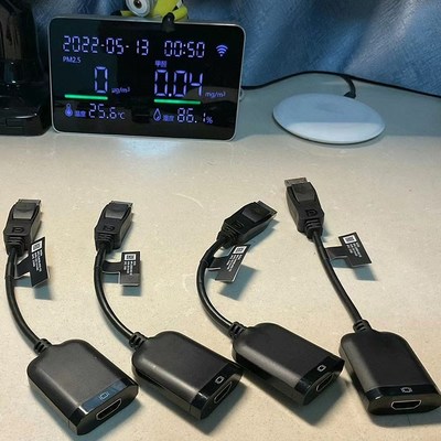 英伟达NVIDI 原装DP转HDMI转接头/转换适配器 K UHD t 0Hz