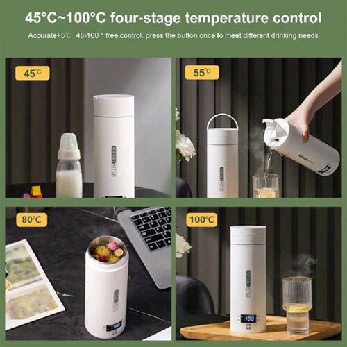 500ml Electric Heating Cup LCD Screen 110V 300W 4 Variable