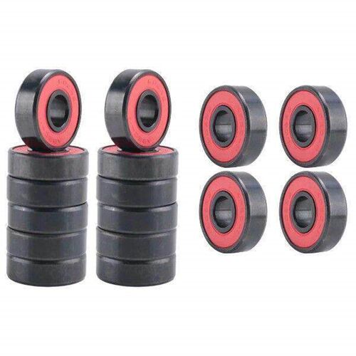 16 Pcs Ceramic Bearings High Speed Wear Resistant for Skate