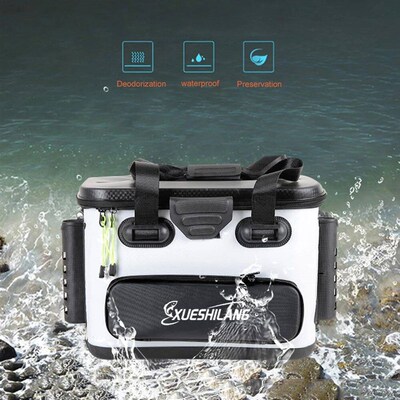 Portable 40L Multifunction Fishing bag Rod Bait Reel Fish St