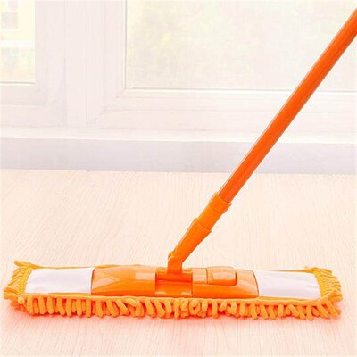 Home-use flat mop, towel-clamp wooden floor mop, tile floor