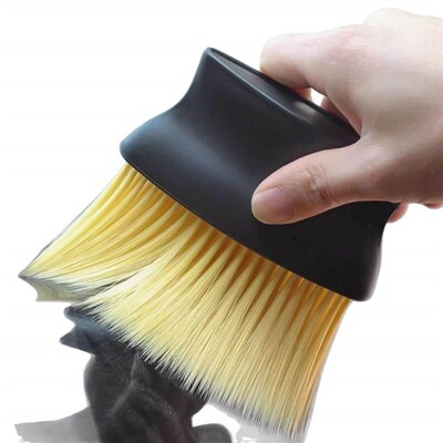 Car Cleaning Tool: Soft Bristle Brush for Detailing, Dust Re