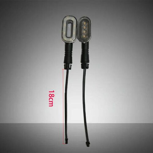2PCS 36V/48V/60V/72V Bicycle Turn Signal Horn Taillight Comb