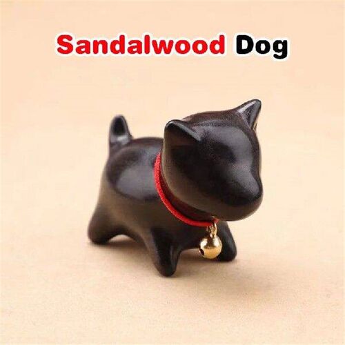Sandalwood Kitten Toy Piece Mini Kitten Cute Healing Simple