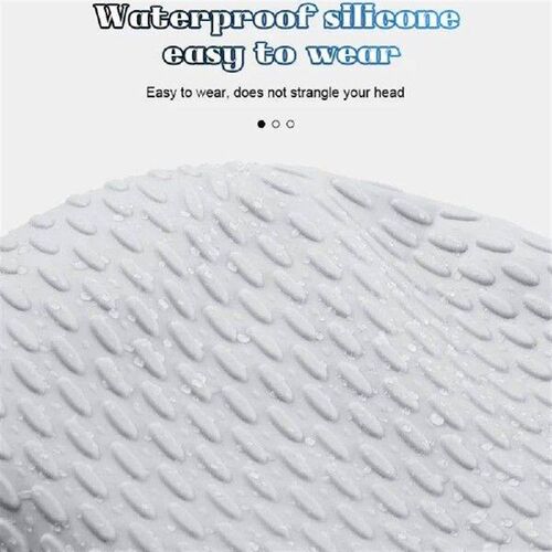 Quality Fashion Non-Slip Particle Bubble Swim Cap Water