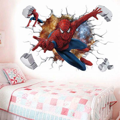 3D avengers wall stickers living room bedroom wall decoratio