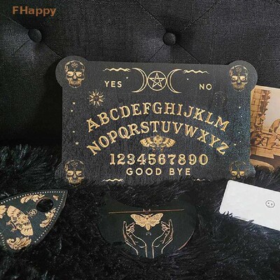 12inch Wooden Divination Pendulum Board Engraved Magic Ouija