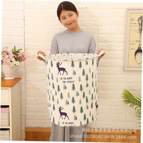 folding large size dirty clothes fabric basket laundry box