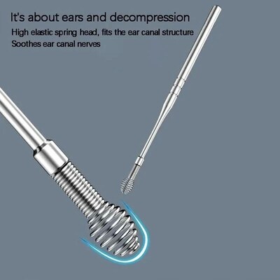 6/9/10pcs Ear Wax Pickers Set Stainless Steel Earpick Wax Re