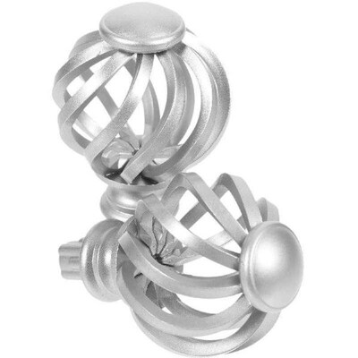 2 Pcs Roman Pole Bird Cage Curtain Rod Curtains Rods