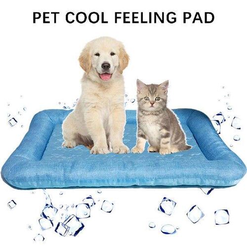 Pet Cooling Bed Mat Washable Portable Ice Pad For Small