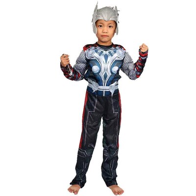 Superhero Spider Man Costume Kids Captain America Iron Man
